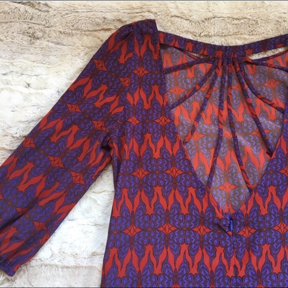 Dresses & Skirts - Butterfly Print Open Back Dress